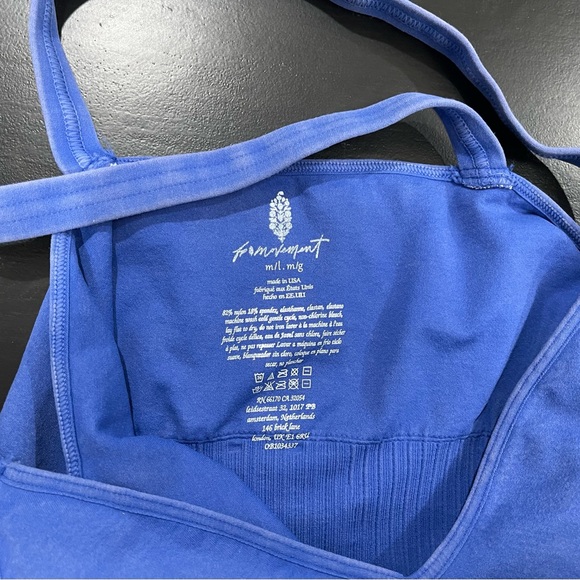 NWOT Free People Movement Good Karma Crop Tank African Violet Sz M/L - Picture 5 of 5